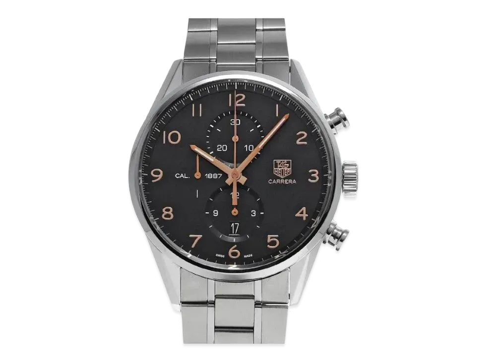 TAG Heuer Carrera Caliber 1887 Chronograph "Black/Stainless Steel/Silver"