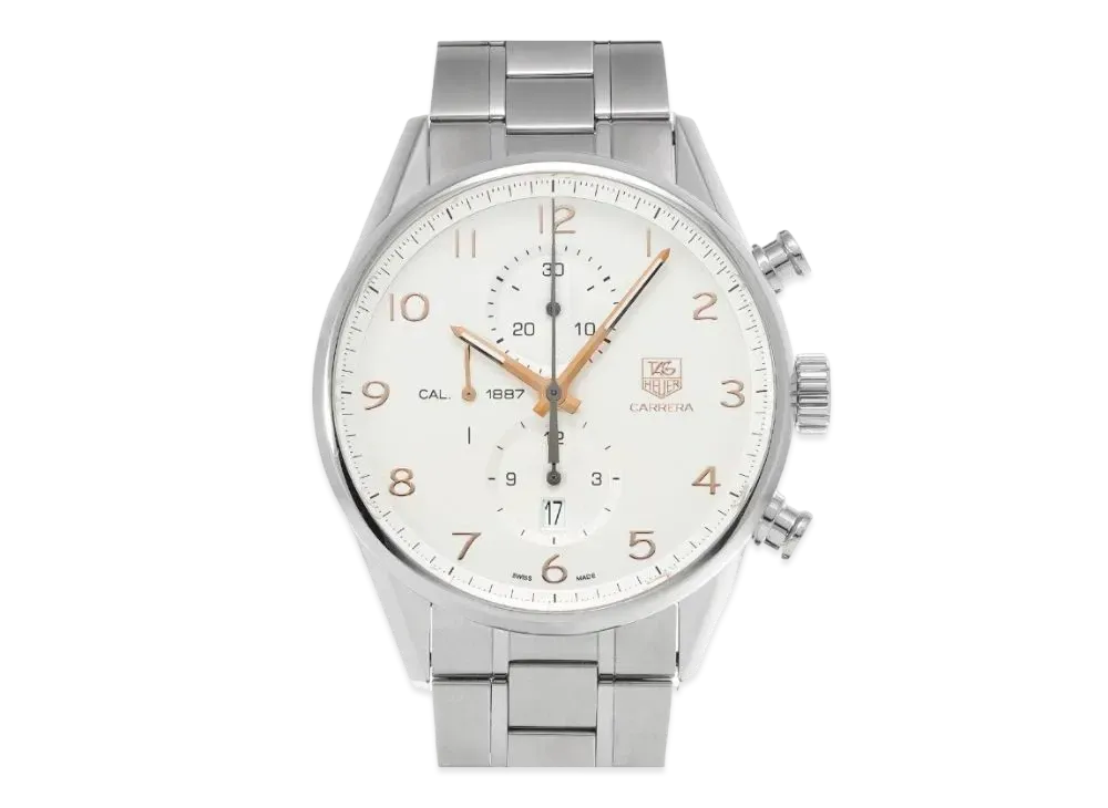 TAG Heuer Carrera Caliber 1887 Chronograph "Silver/Stainless Steel"