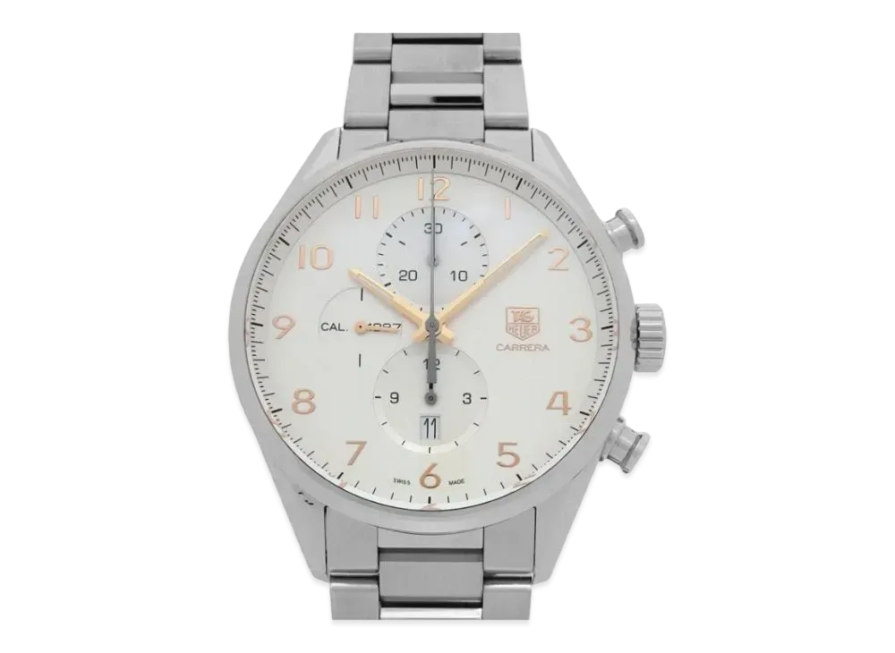 TAG Heuer Carrera Caliber 1887 Chronograph "Gray/Stainless Steel/Silver"