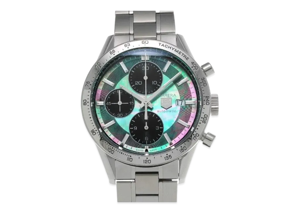 TAG Heuer Carrera Caliber 16 Chronograph "Black/Stainless Steel/Silver"