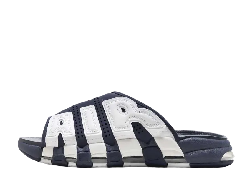 ナイキ エアモアアップテンポ スライド "オリンピック" (2024) (FQ8700-400/FQ8699-400)