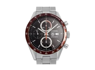 TAG Heuer Carrera Tachymeter Chronograph "Brown/Stainless Steel/Silver"