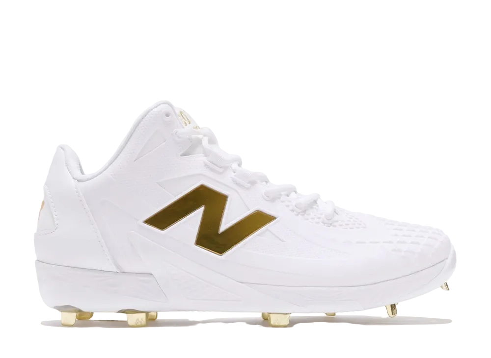 New Balance FuelCell Ohtani 1 "White/Metallic Gold" (Cleat)