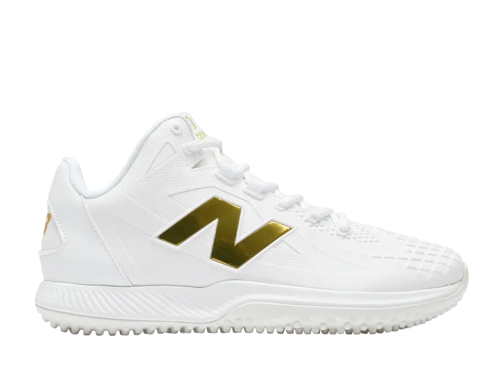 New Balance FuelCell Ohtani 1 Trainer "White/Metallic Gold" (Turf)