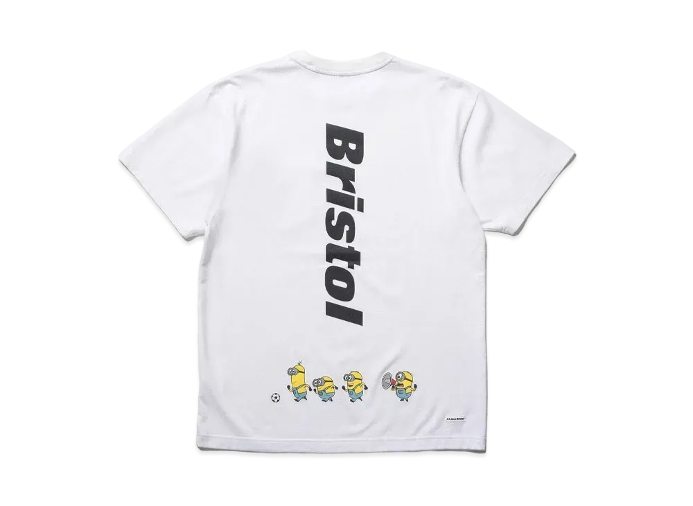 F.C.Real Bristol x Minions Emblem Pocket T-shirt "White"