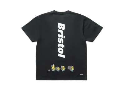 F.C.Real Bristol x Minions Emblem Pocket T-shirt "Black"