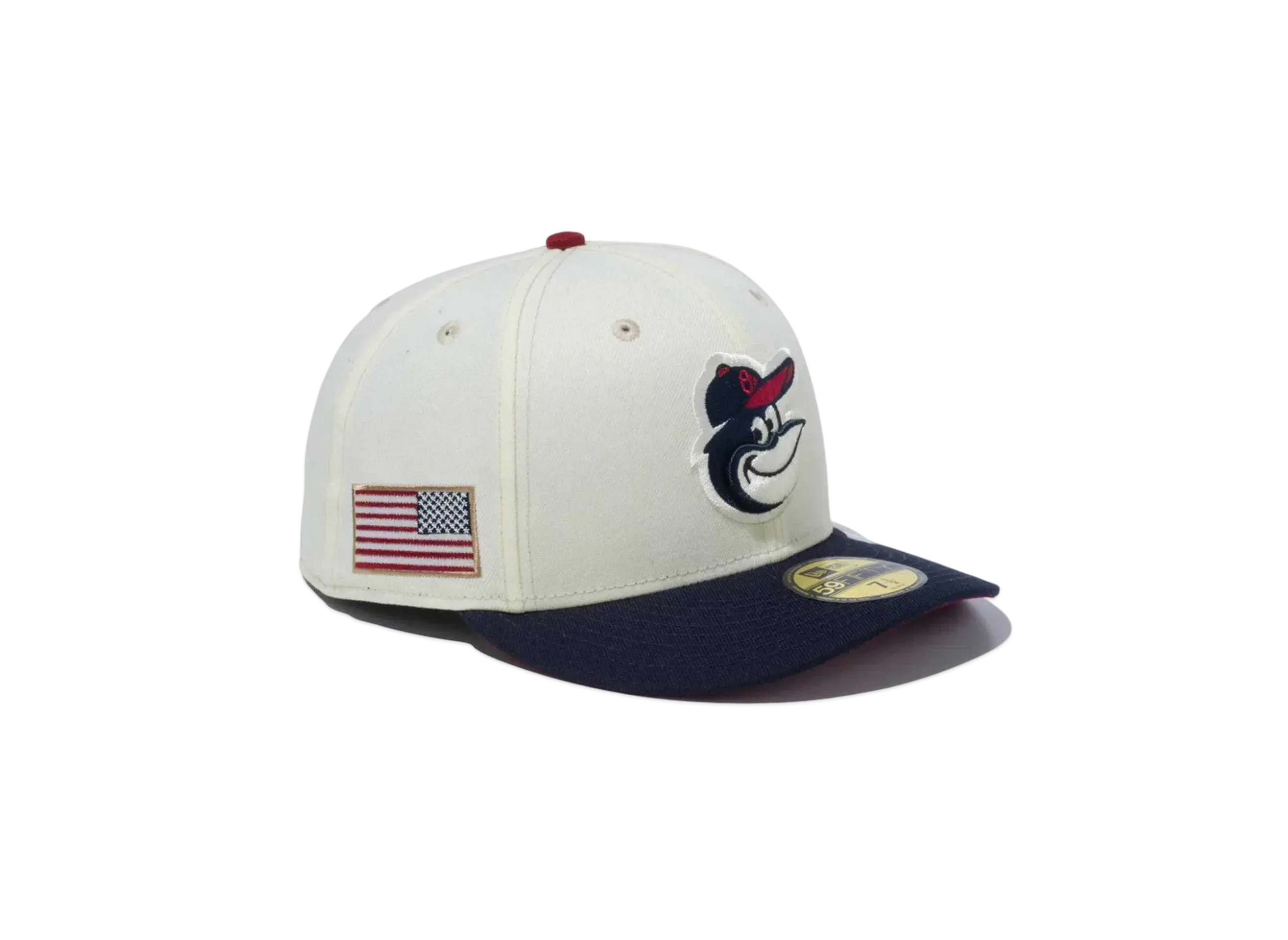 NEW ERA PC 59Fifty Stars & Stripes Baltimore Orioles "Chrome/Navy"