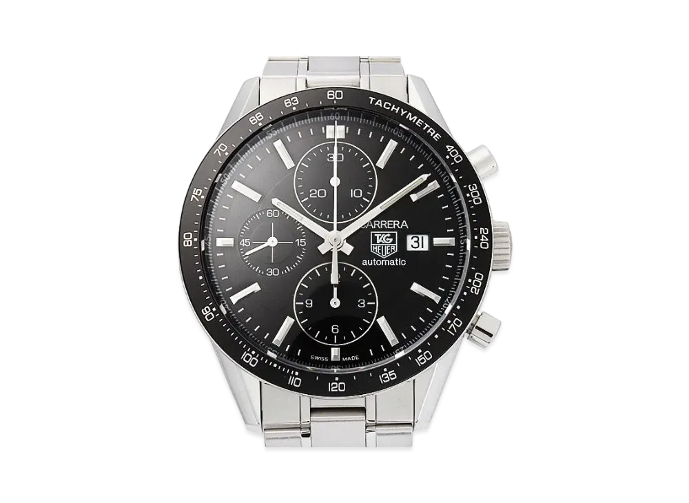 TAG Heuer Carrera Chronograph Racing Special "Black/Stainless Steel/Silver"