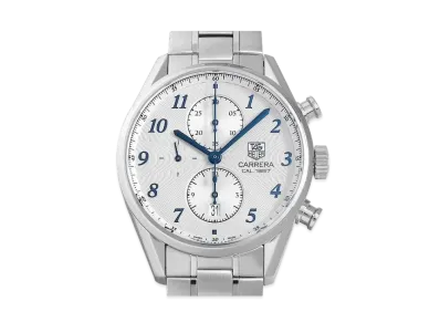 TAG Heuer Carrera Caliber 1887 Chronograph "Gray/Stainless Steel/Silver"