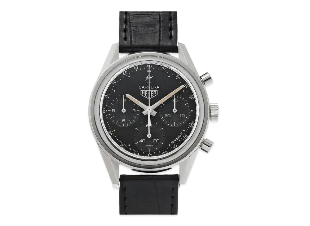 タグホイヤー カレラ キャリバーホイヤー02 クロノグラフ フラグメント "ブラック/ステンレススティール" CBK221A.EB0171