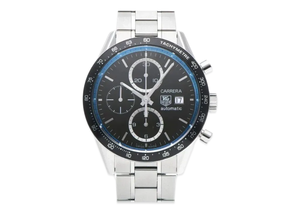 TAG Heuer Carrera Caliber 16 Ringmaster Jenson Button "Black/Stainless Steel/Silver"