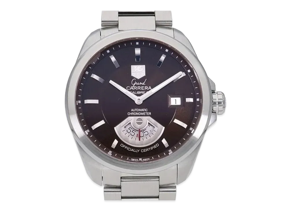 TAG Heuer Grand Carrera Caliber 6 RS "Brown/Stainless Steel/Silver"