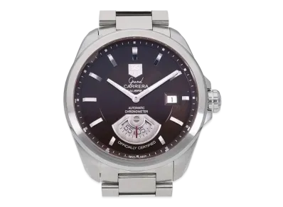 TAG Heuer Grand Carrera Caliber 6 RS "Brown/Stainless Steel/Silver"