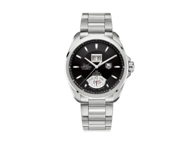 TAG Heuer Grand Carrera GMT "Black/Stainless Steel/Silver"