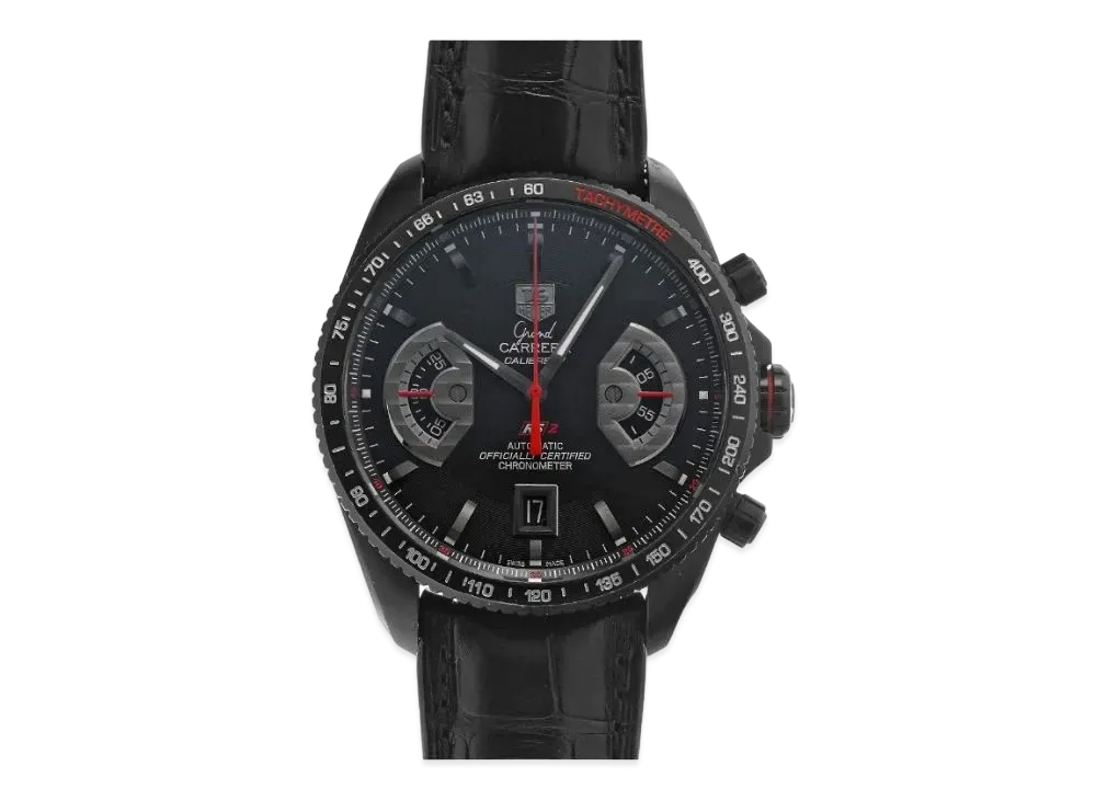 TAG Heuer Grand Carrera Caliber 17RS2 Chronograph "Black/Titanium"