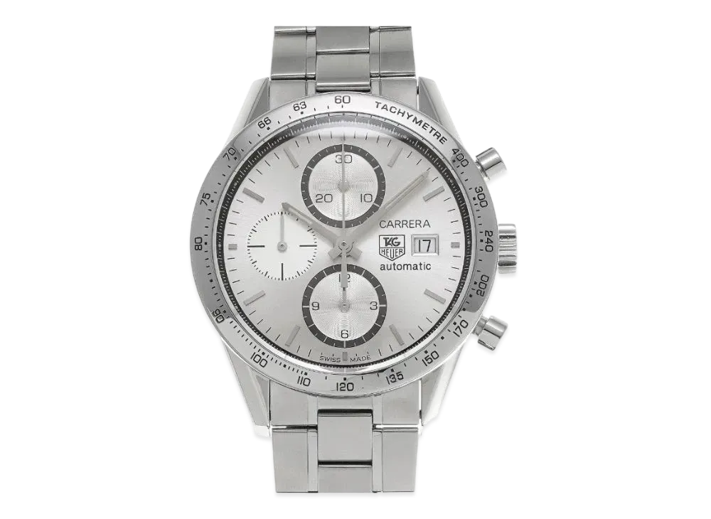 TAG Heuer Carrera Caliber 16 Chronograph "Silver/Stainless Steel"