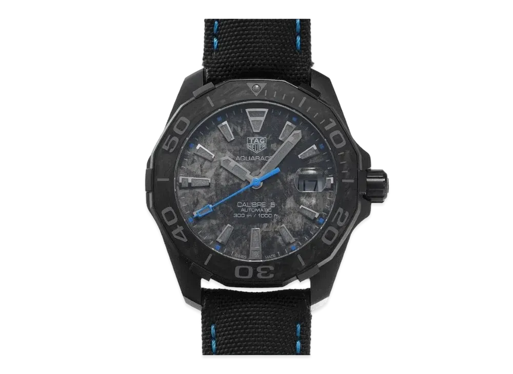 TAG Heuer Aquaracer Caliber 5 Exclusive 750 "Carbon/Titanium/Black"