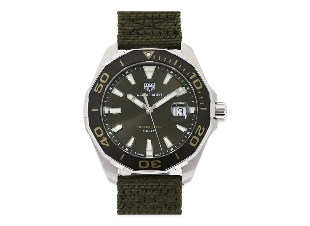 TAG Heuer Aquaracer "Khaki/Stainless Steel"