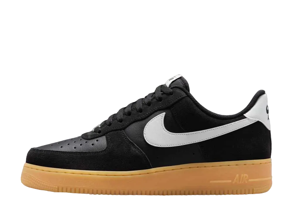 Nike Air Force 1 Low "Black Suede Gum"