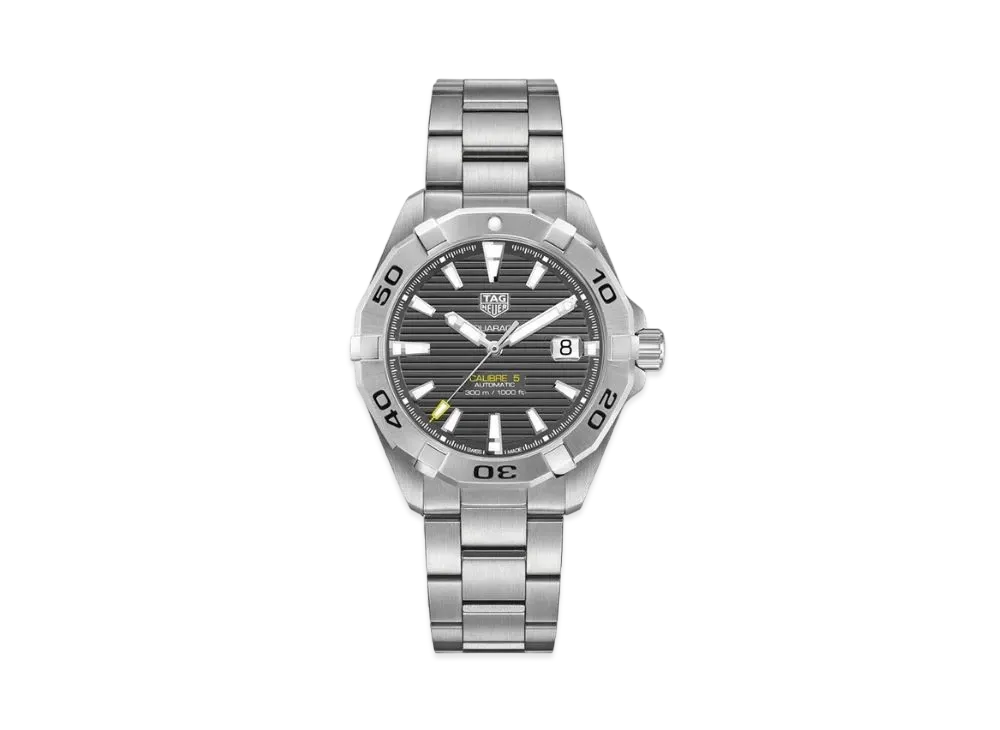 TAG Heuer Aquaracer Caliber 5 "Gray/Stainless Steel/Silver"