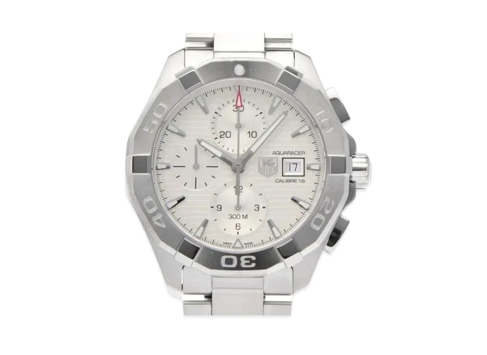 TAG Heuer Aquaracer Caliber 16 Chronograph "Gray/Stainless Steel/Silver"