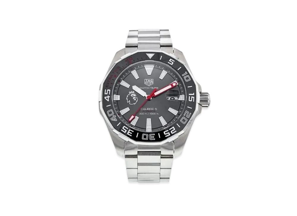 TAG Heuer Aquaracer Caliber 5 Premier League Edition "Black/Stainless Steel/Silver"