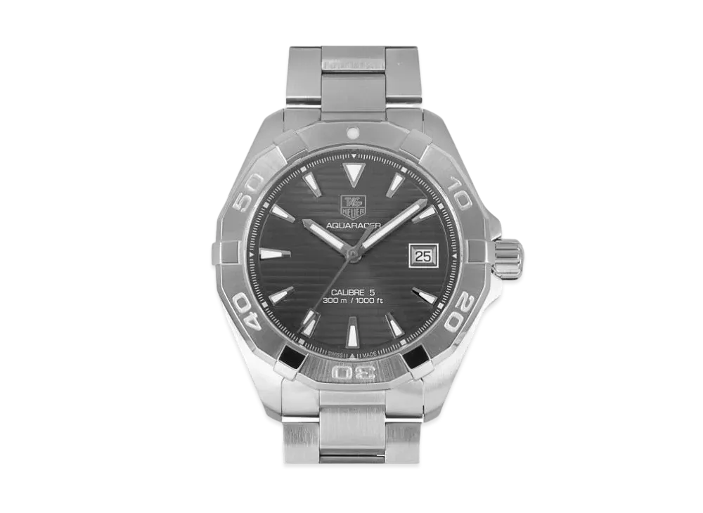TAG Heuer Aquaracer Caliber 5 "Gray/Stainless Steel/Silver"