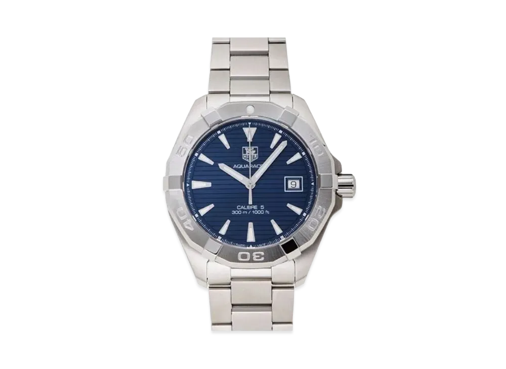 TAG Heuer Aquaracer Caliber 5 "Blue/Stainless Steel/Silver"