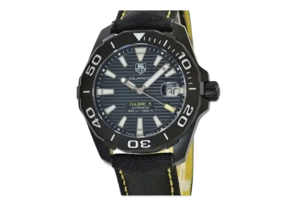 TAG Heuer Aquaracer Caliber 5 Black Version "Black/Stainless Steel"