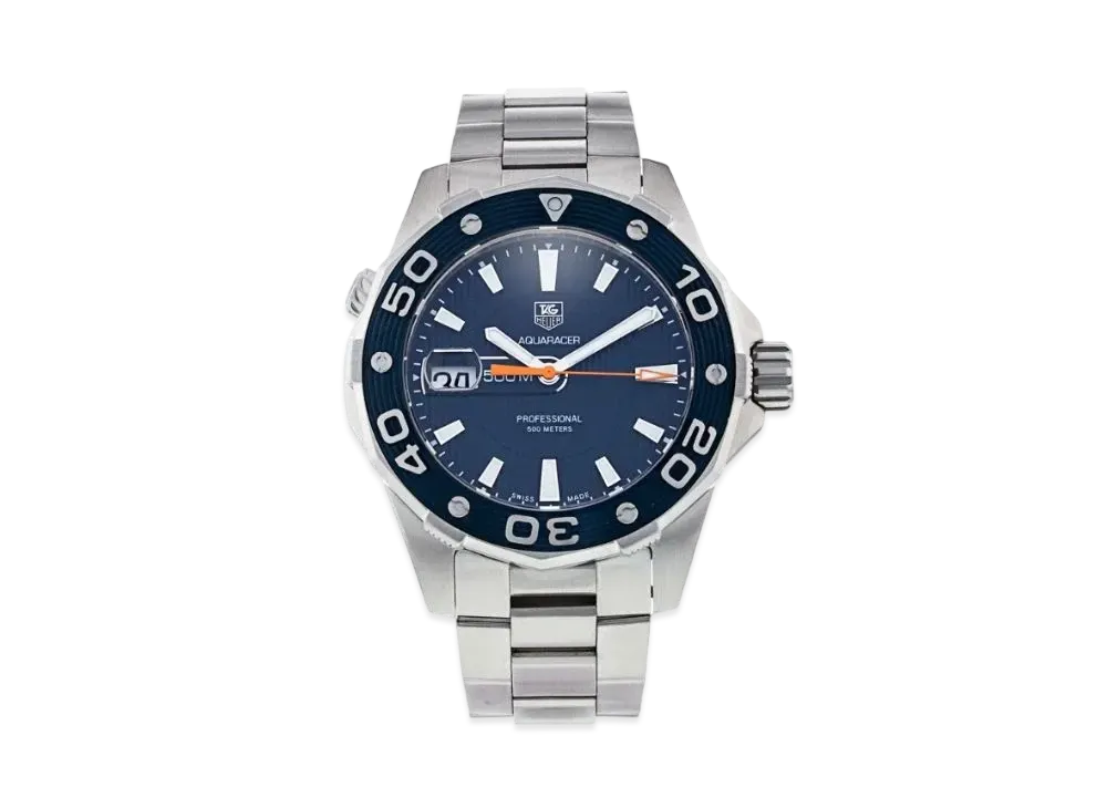 TAG Heuer Aquaracer 500 "Blue/Stainless Steel/Silver"