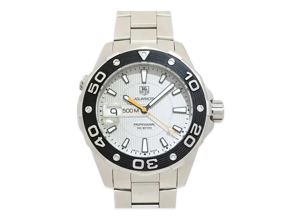 TAG Heuer Aquaracer 500 "Gray/Stainless Steel/Silver"