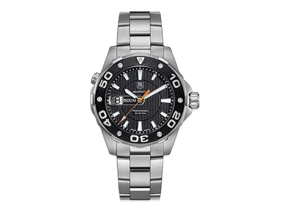 TAG Heuer Aquaracer 500 "Black/Stainless Steel/Silver"