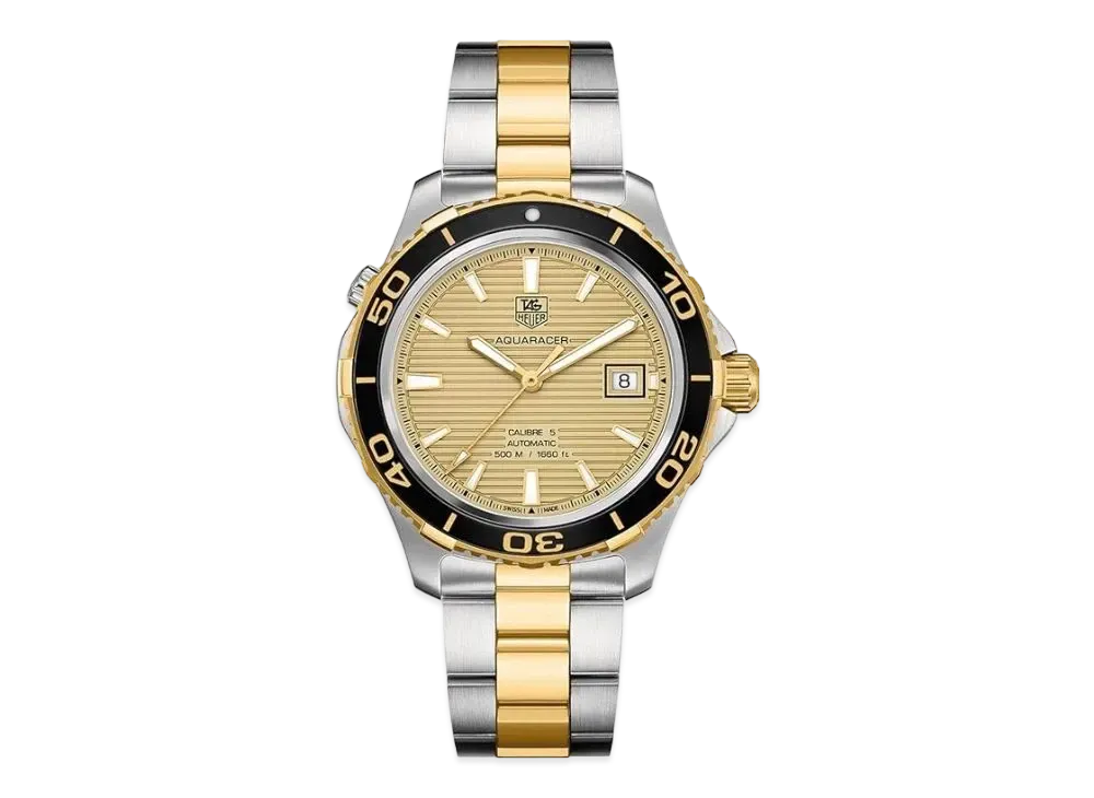 TAG Heuer Aquaracer 500m Caliber 5 "Champagne/Stainless Steel"