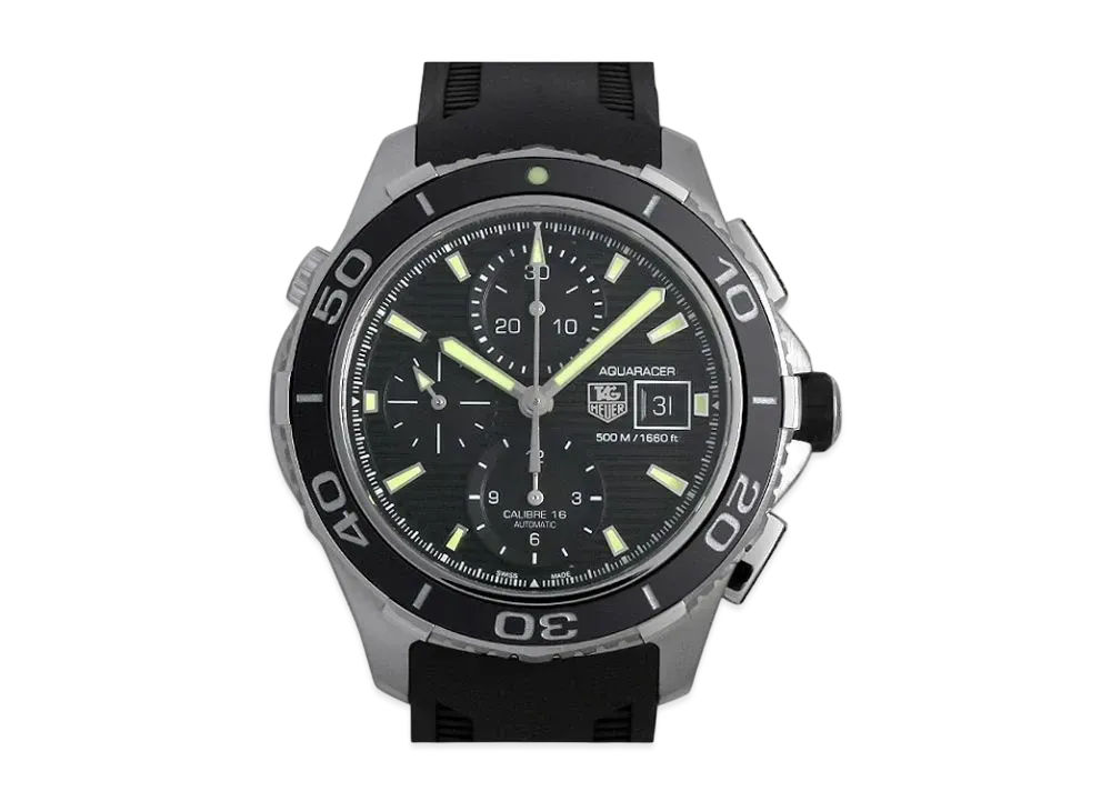 TAG Heuer Aquaracer 500M Chronograph "Black/Stainless Steel"