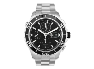 TAG Heuer Aquaracer 500M Chronograph "Black/Stainless Steel/Silver"