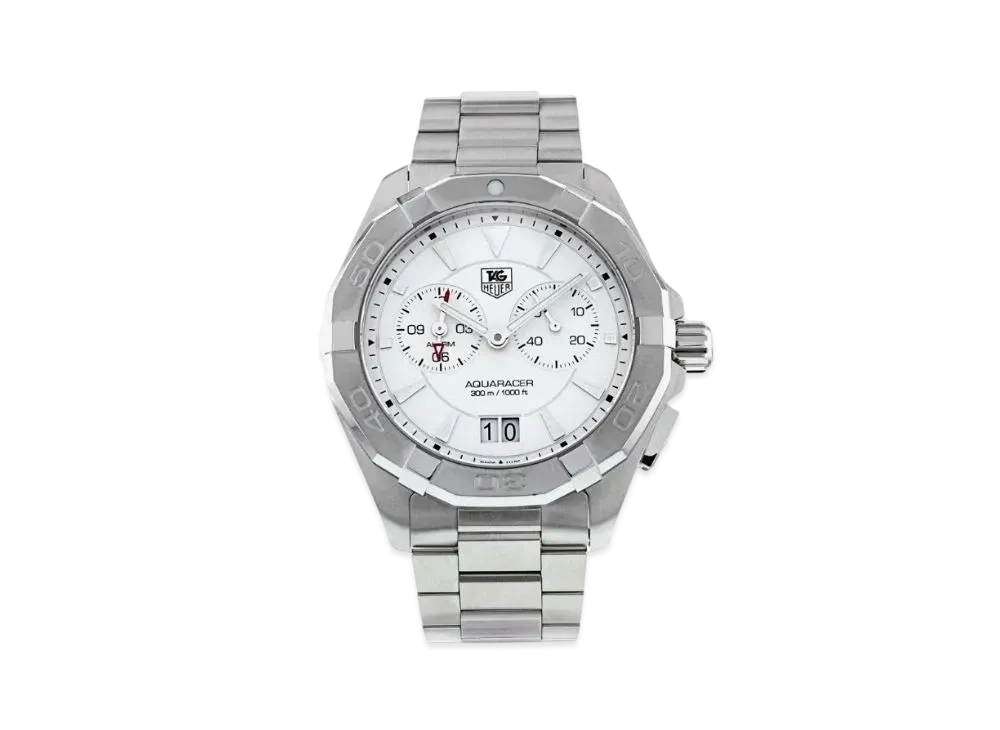 TAG Heuer Aquaracer Alarm "Gray/Stainless Steel/Silver"