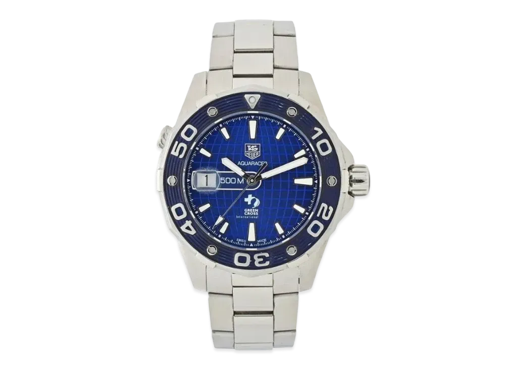 TAG Heuer Aquaracer Caliber 5 Leonardo DiCaprio Exclusive 1600 "Blue/Stainless Steel/Silver"