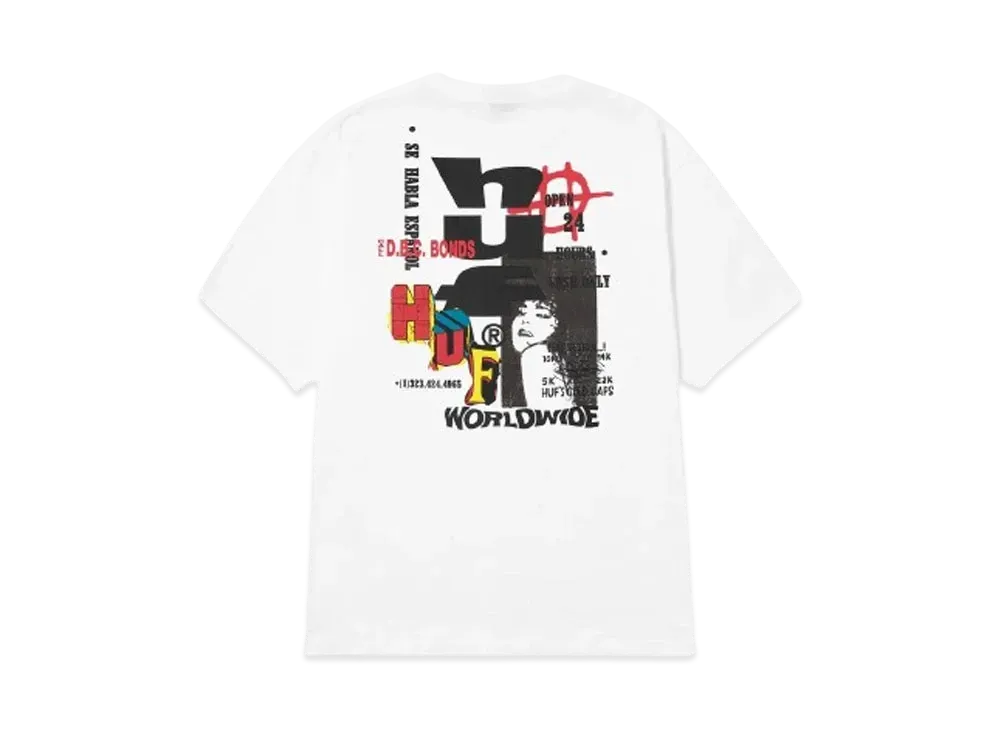 HUF Summer Splash Collection Cut And Paste Tee "White"