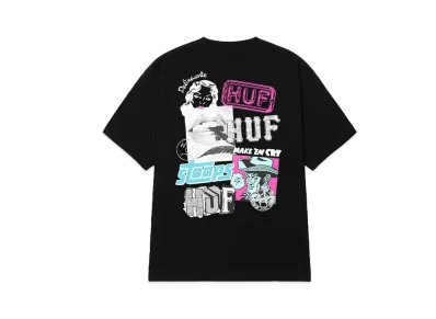 HUF Summer Splash Collection Mash Up Tee "Black"