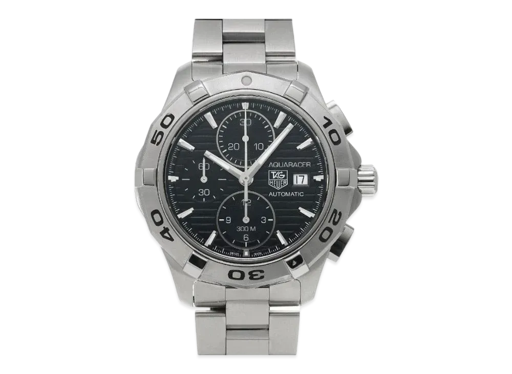 TAG Heuer Aquaracer Caliber 16 Chronograph "Black/Stainless Steel/Silver"