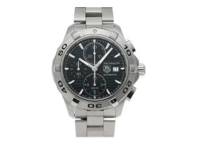 TAG Heuer Aquaracer Caliber 16 Chronograph "Black/Stainless Steel/Silver"