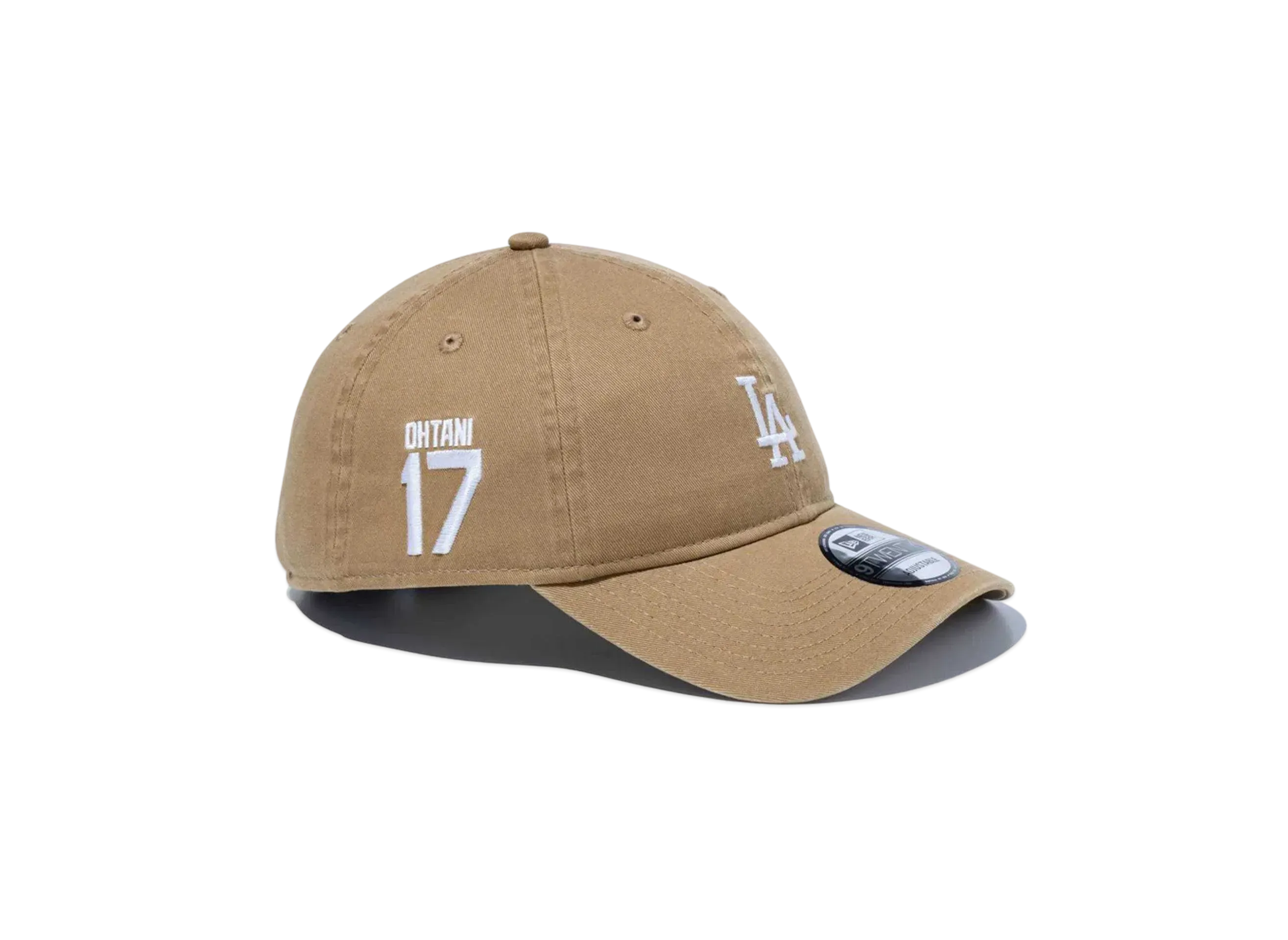 NEW ERA 9Twenty MLB Player Name & Number Los Angeles Dodgers "Khaki"