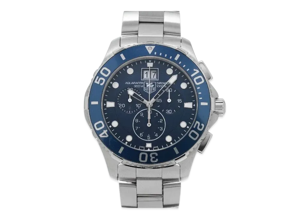 TAG Heuer Aquaracer Chronograph Quartz "Blue/Stainless Steel/Silver"