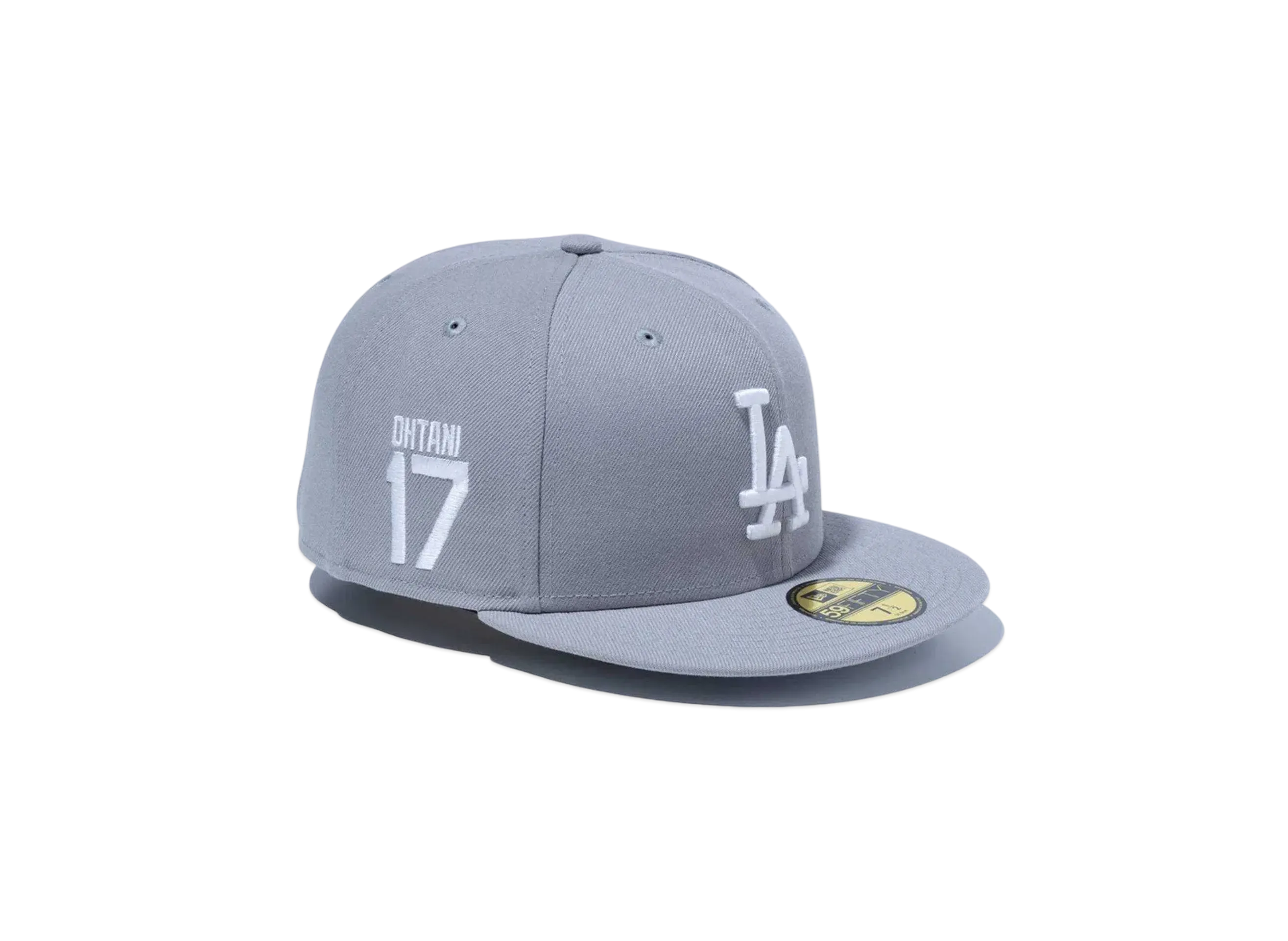 NEW ERA 59Fifty MLB Player Name & Number Los Angeles Dodgers "Grey"