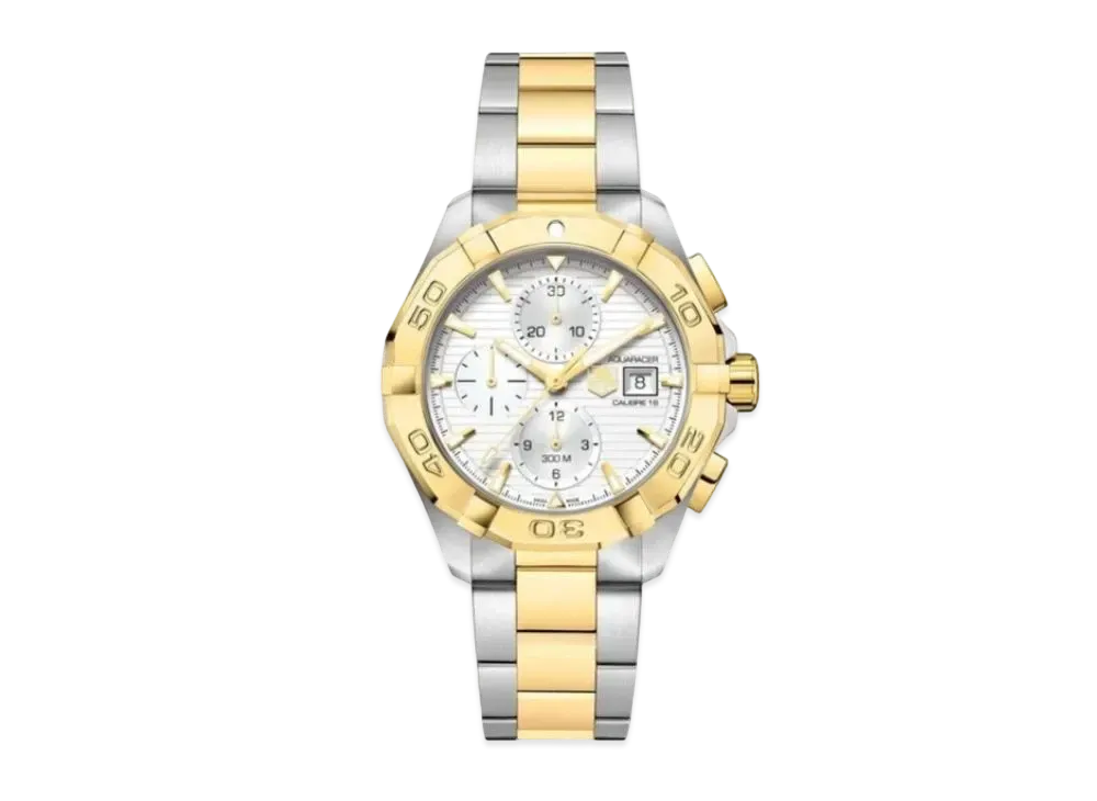 TAG Heuer Aquaracer Chronograph "Silver/Stainless Steel"