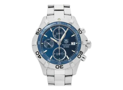 TAG Heuer Aquaracer Chronograph "Blue/Stainless Steel/Silver"