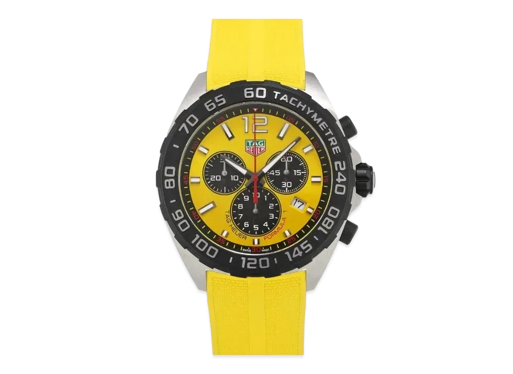 TAG Heuer Formula 1 Quartz Chronograph "Yellow/Stainless Steel"