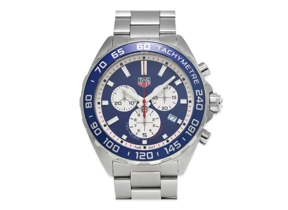 TAG Heuer Formula 1 Quartz Chronograph Red Bull Racing "Blue/Silver/Stainless Steel/Silver"