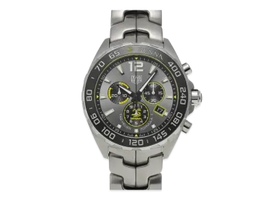 TAG Heuer Formula 1 Quartz Chronograph Ayrton Senna "Grey/Stainless Steel/Silver"