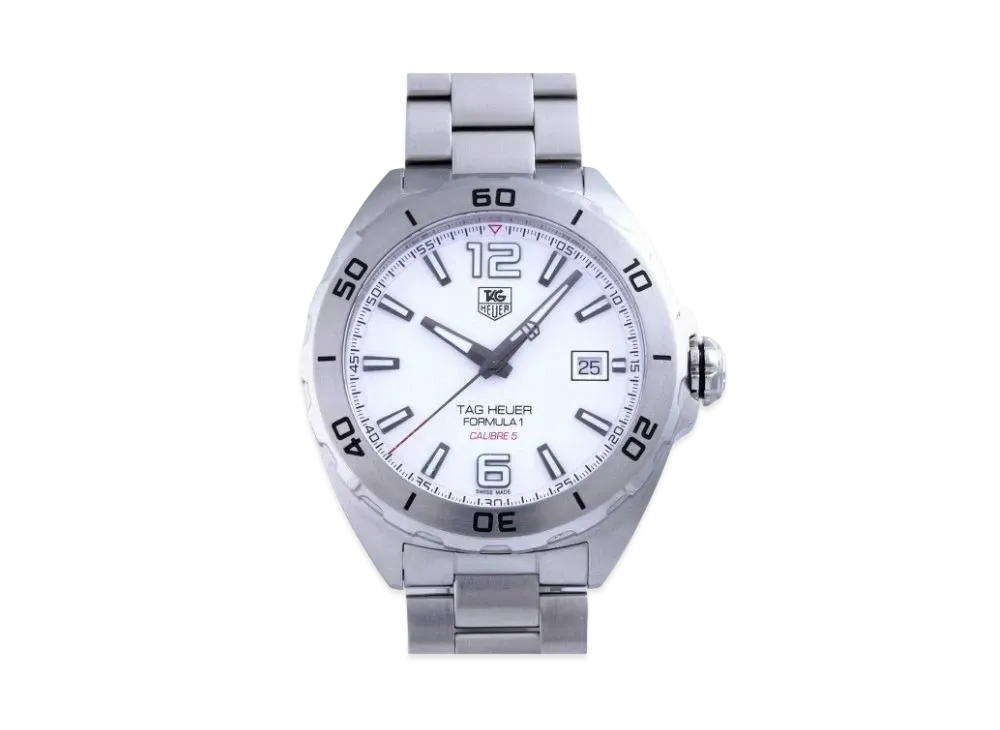 TAG Heuer Formula 1 Caliber 5 "White/Stainless Steel/Silver"